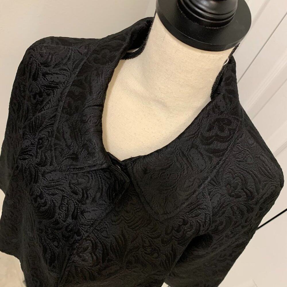 Elementz Black Brocade Jacket - M - image 5